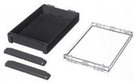 96026324-b-261706-pc-v0-g-7024 Bopla Bocube Series Graphite Grey Polycarbonate V0 Enclosure, IP66, IP68, IK07, Transparent Lid, 271 x 170 x 60mm