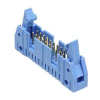 2-5499141-3 TE Connectivity AMP-LATCH Series Right Angle Through Hole PCB Header, 16 Contact(s), 2.54 mm Pitch, 2 Row, Shrouded