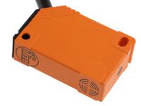in5129 ifm electronic Inductive Block Proximity Sensor, 4 mm Detection, PNP NO, 10 → 36 V dc
