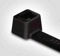 111-05000-t50r-pa66-bk HellermannTyton Cable Tie, 200mm x 4.6 mm, Black Polyamide 6.6 (PA66), Pk-500