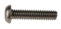 621-2732 RS PRO Plain Button Stainless Steel Tamper Proof Security Screw, M6 x 25mm
