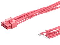 2262451082 Molex 8 Way Female Crimped Terminal to 8 Way Male Pigtail Wire to Board Cable Assembly, 150mm