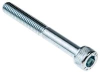 483-8354 RS PRO Bright Zinc Plated Steel Hex Socket Cap Screw, DIN 912, M6 x 50mm