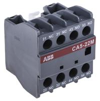 1sbn010040r1122-ca5-22m ABB Auxiliary Contact, 4 Contact, 2NC + 2NO, Front Mount CA5