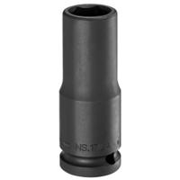ns12la Facom 12mm, 1/2 in Drive Impact Socket, 78 mm length