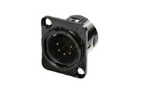 rc5mdl-b Re-An Products Socket Mount XLR Connector, Male, 5 Way