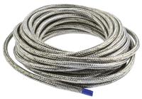 ray-101-6010ck0610 TE Connectivity Expandable Braided Copper Silver Cable Sleeve, 6mm Diameter, 10m Length, RayBraid Series