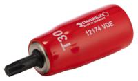 2390030 STAHLWILLE 3/8 in Drive Bit Socket, Torx Bit, T30, VDE/1000V, 67 mm Overall Length