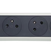 049454 Legrand 1.5m 6 Socket Type E - French Extension Lead