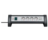 1156250534 brennenstuhl 2m 4 Socket Schuko Extension Lead, IP20