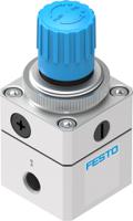 lrp-18-6 Festo G 1/8 Pneumatic Regulator - 0.1bar to 6bar, 1/8in, 8bar max. input, 2416371