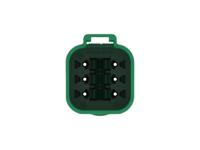 dt04-6p-tn03 TE Connectivity, DT04-6P Automotive Connector Plug Green Cable 6 Way, Cable Termination DT04-6P-TN03