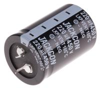 706-3323 RS PRO 220μF Aluminium Electrolytic Capacitor 450V dc, Snap-In