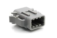 atm06-08sa Amphenol Industrial, ATM Automotive Connector Plug Grey Cable Mount 8 Way, Crimp Termination ATM06-08SA