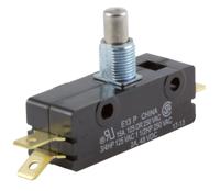 e13-00m ZF Button Micro Switch, Tab Terminal, 15 A @ 250 V ac, SPDT