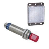 xu9n18pp341wd Telemecanique Sensors Polarised Retro Reflection Photoelectric Sensor, Barrel Sensor, 2 m Detection Range