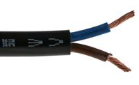 775-5870 RS PRO 3182Y 2.5 mm² 2 Core Power Cable, H05VV-F, Black PVC, 100m