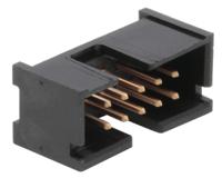 103309-1 TE Connectivity AMP-LATCH Series Straight Through Hole PCB Header, 10 Contact(s), 2.54 mm Pitch, 2 Row, Shrouded