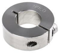 046102020 Huco Shaft Collar, One Piece, Clamp Screw, Bore 20mm, OD 40mm, W 15mm, Stainless Steel