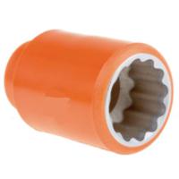 911-1455 ITL Insulated Tools Ltd 1/2 in Drive 24mm Insulated Standard Socket, 12 point, VDE/1000V, 54 mm Overall Length