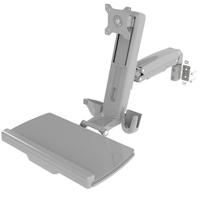 250-0432 RS PRO Sit-Stand Workstation, Max 30in Monitor, 1 Supported Display(s) With Extension Arm