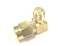 213-8221 RS PRO Right Angle 50Ω Coaxial Adapter SMA Plug to SMA Socket 6GHz