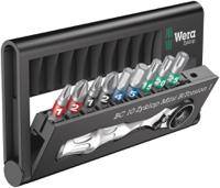 05057418001 Wera 10 Pieces, Hexagon, Phillips, Pozidriv, Slotted, Torx