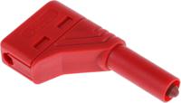 934098101 Hirschmann Test & Measurement Red Male Banana Plug, 4 mm Connector, Screw Termination, 24A, 1000V ac/dc, Nickel Plating