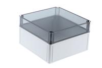 11150701 Spelsberg TK PS Series Grey Polystyrene Enclosure, IP66, Transparent Lid, 182 x 180 x 111mm