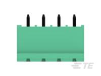 796636-4 TE Connectivity, 5.08mm Pitch, Buchanan, 4 Way, , Pluggable Terminal Block, Header, Through Hole, Solder Termination,