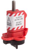 862-5238 RS PRO Black, Red 1-Lock Nylon-Glass Filled, Nylon, Stainless Steel Conventional Miniature Circuit Breaker Lockout,