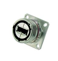 usbftv21zn Amphenol Socapex Straight, Panel Mount, Socket Type A 2.0 IP67 USB Connector