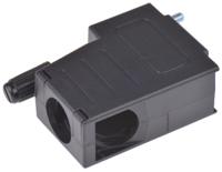 mhdssk-p-9-l-k MH Connectors MHDSSK-T/P Series ABS Angled, Straight D Sub Backshell, 9 Way, Strain Relief