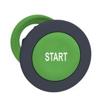 zb5fa333 Schneider Electric Harmony Series Green Momentary Push Button Head, 30mm Cutout, IP66, IP67, IP69K