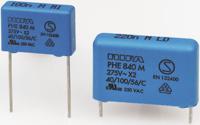 phe840ma5470ma02r17 KEMET PHE840 Metallised Polypropylene Film Capacitor, 275 V ac, 760 V dc, ±20%, 47nF, Through Hole