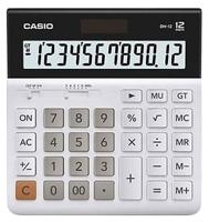 mh-12-we Casio MH-12 Battery & Solar Powered Desktop Calculator