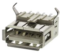 a-usb-asmt ASSMANN WSW Right Angle, SMT, Socket- Single Port Type A 2.0 USB Connector