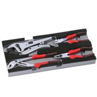 p21-j4m SAM 4-Piece Plier Set, Bent, Straight Tip