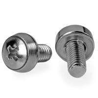 cabscrewsm6 StarTech.com CABS Series Screw for Use with Rack Mounting, M5mm Thread, 50 Piece(s), 0.1 x 0.1 x 0.1in