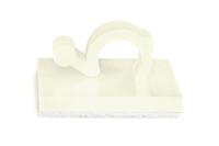 151-13019-ra6-pa66-na HellermannTyton Natural Nylon Cable clip, 6mm Max. Bundle