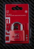 781-6013 RS PRO Key Brass Padlock, 6mm Shackle, 43mm Body