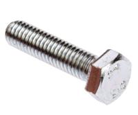 525-880 RS PRO Bright Zinc Plated Steel, Hex Bolt, M6 x 25mm