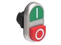 lpcbl7223 Lovato LPCBL72 Series Green, Red Spring Return Push Button, 22mm Cutout