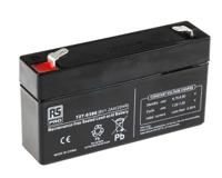 727-0388 RS PRO 6V T1 Sealed Lead Acid Battery, 1.2Ah