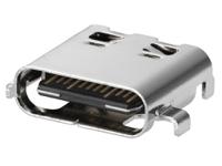 105455-0101 Molex Right Angle, SMT, Socket- Single Port Type C 3.1 USB Connector