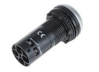 145-0610 RS PRO Push Button Complete Unit, Panel Mount, 22mm Cutout, SPST, IP65