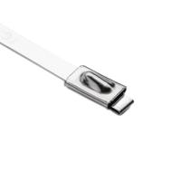 111-93209-mbt20s-ss316-ml HellermannTyton Cable Tie, Roller Ball, 521mm x 4.6 mm, Metallic 316 Stainless Steel, Pk-100