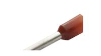 rnd-465-00561 RND, RND 465 Insulated Bootlace Ferrule, 14mm Pin Length, 1.7mm Pin Diameter, Red