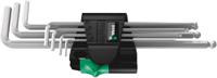 05022101001 Wera 7 piece L Shape Metric, 1 x 1.5x90 mm, 1 x 2.0x100 mm, 1 x 2.5x112 mm, 1 x 3.0x126 mm, 1 x 4.0x140 mm, 1 x 5.0x160