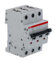 2cds253001r0065-s203-b6 ABB System Pro M Compact S200 MCB, 3P, 6A Curve B, 400V AC, 10 kA Breaking Capacity